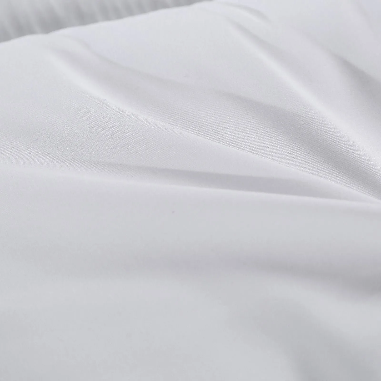 1000GSM Memory Mattress Topper Cover Protector Underlay | Double | White