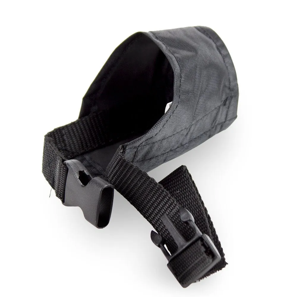 2 Large Pet Dog Mouth Muzzle Grooming Mask Nylon No Bark Bite Chewing Adjustable