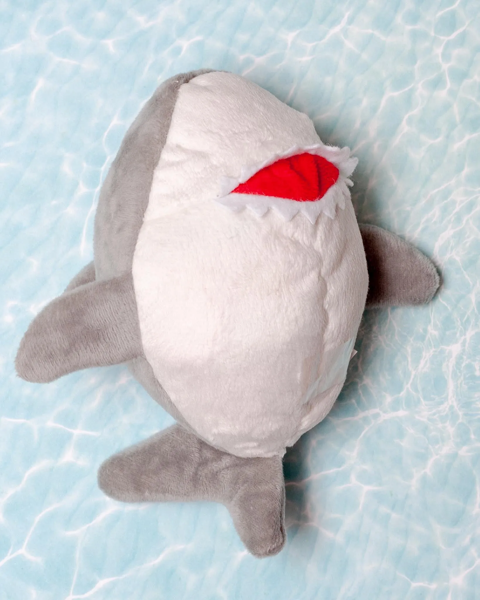 3-in-1 Prickles the Great White Shark   Fish   Squeaky Ball Dog Toy