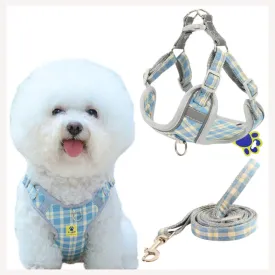 A a Pets' Harness & Leash Set for Cats, Puppies, Small Dogs Reflective Strips
