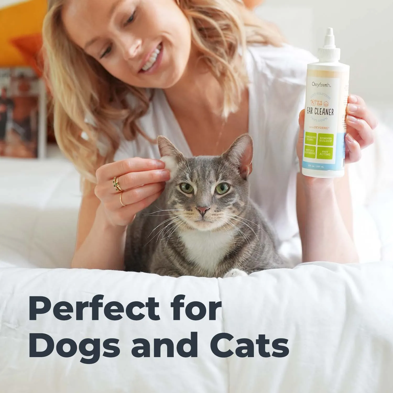 Advanced Pet Ear Cleaner - Fastest Itch Relief & Squeaky Clean Ears