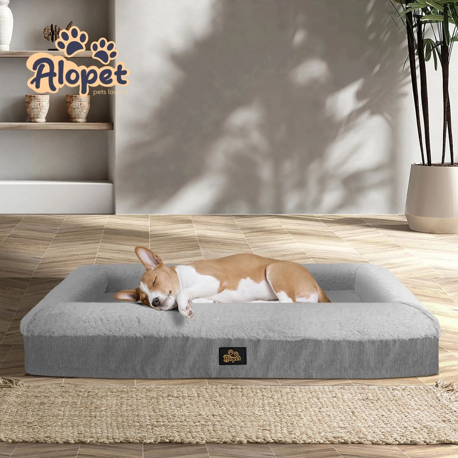 Alopet Orthopedic Dog Bed Calming Mattress Pet Mat Washable Removable XX Large