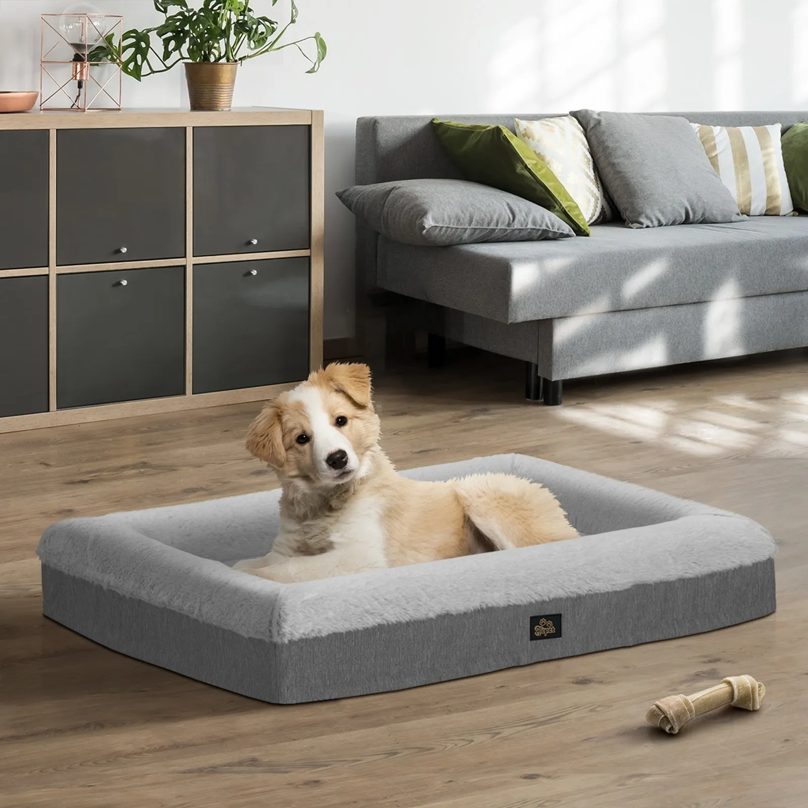 Alopet Orthopedic Dog Sofa Bed Pet Mat Calming Mattress Washable X Large