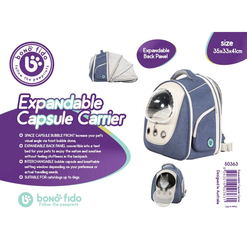 Bono Fido Expandable Soft Carrier Backpack^^^