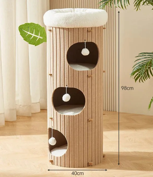 Cat Scratch Board Felt Nest