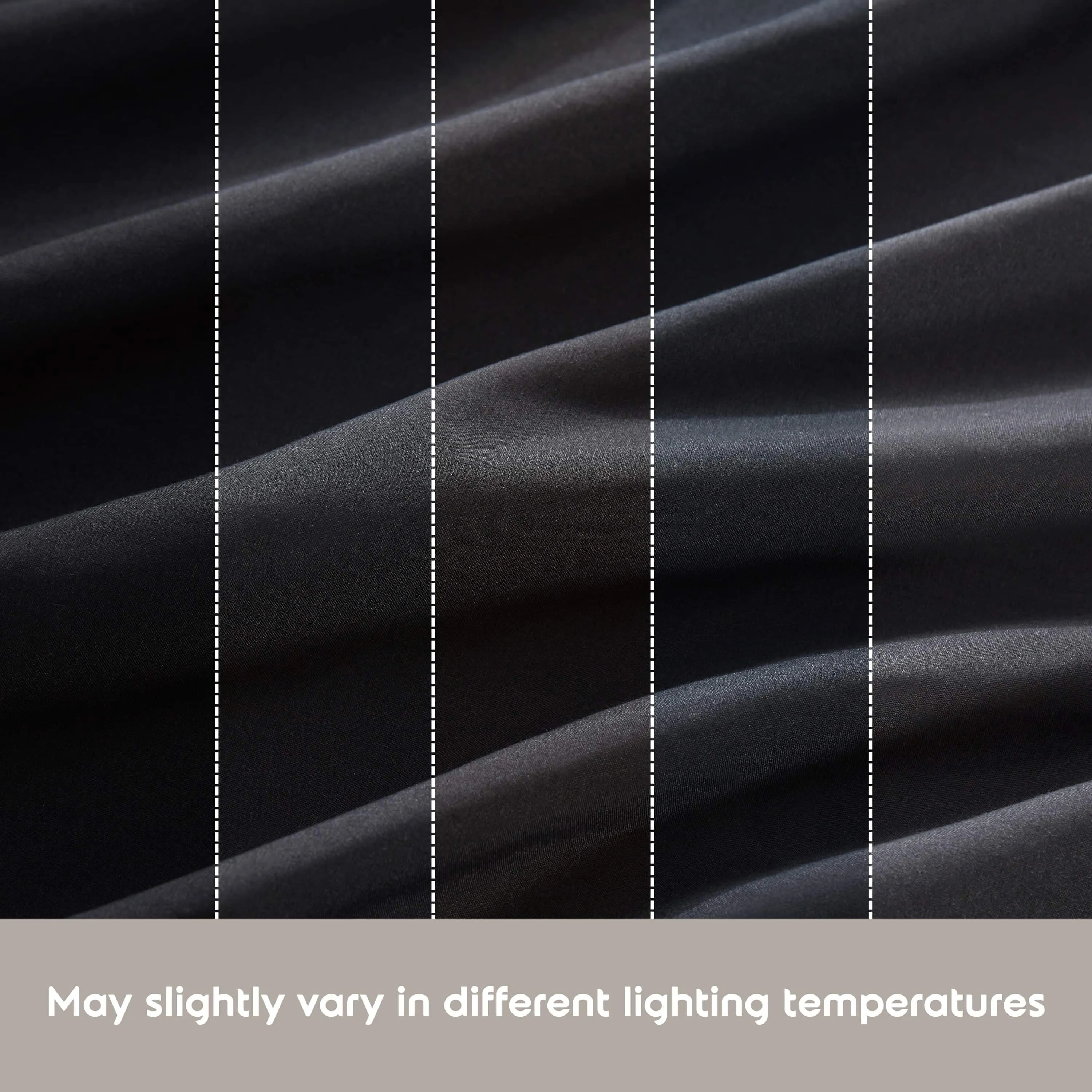 Clara Clark Split King Size Deep Pocket 5 Piece Bed Sheets Set, 1800 Series Hotel Luxury Soft Microfiber, Black