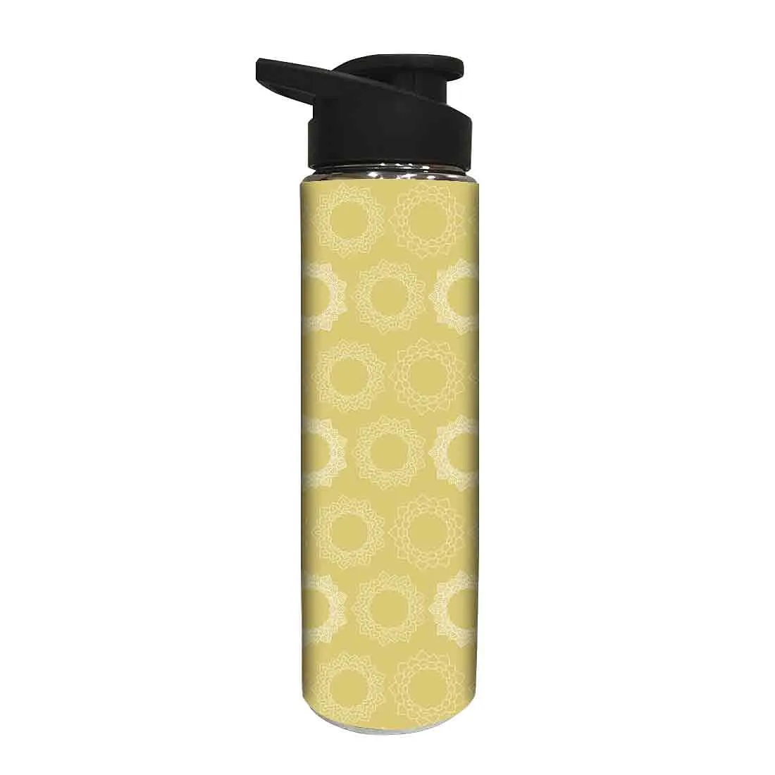 Designer Small Water Bottle Stainless Steel Sipper - Circle