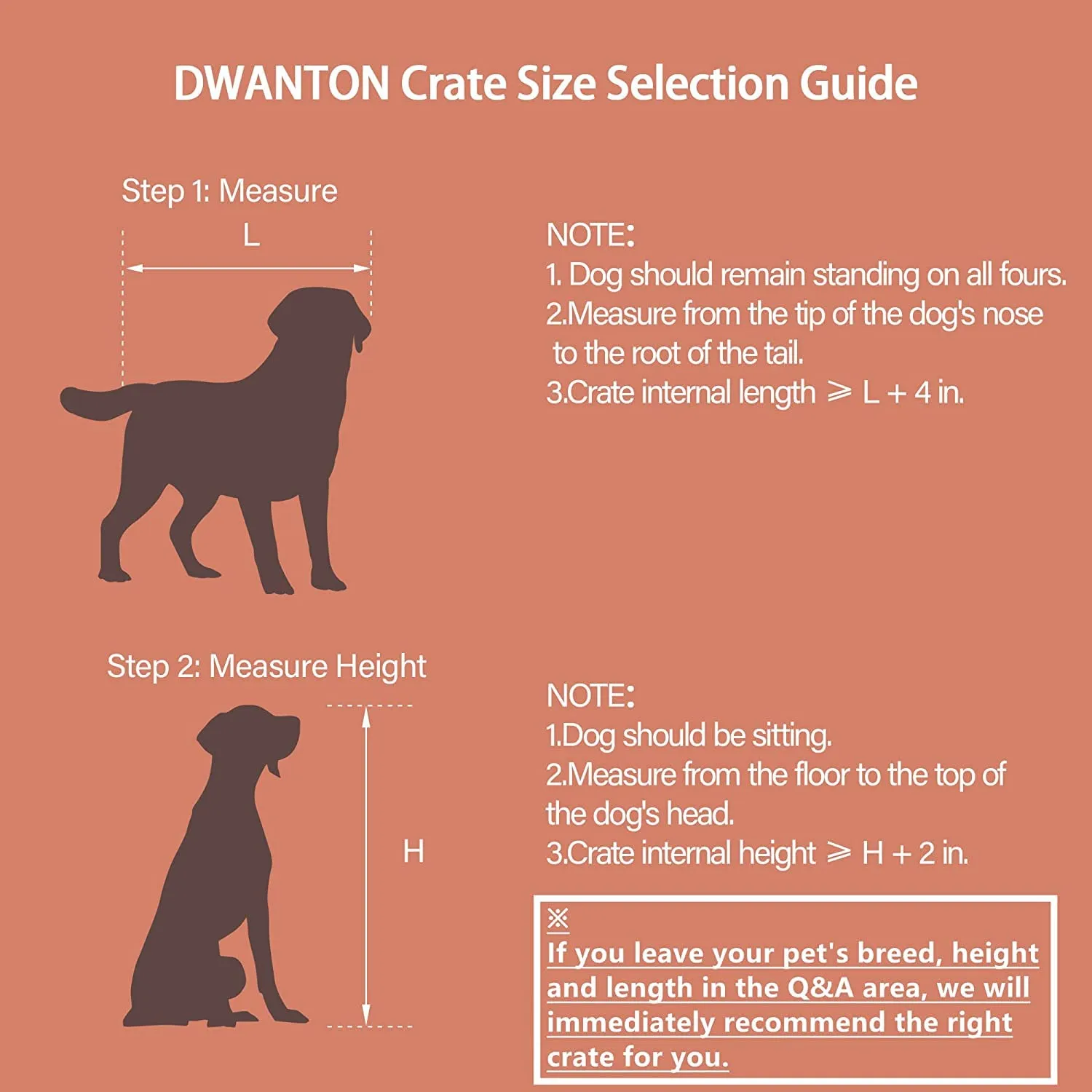 Dog Crate Furniture with Cushion, Wooden Crate with Double Doors, Dog Kennel Indoor for Small/Medium/Large Dog