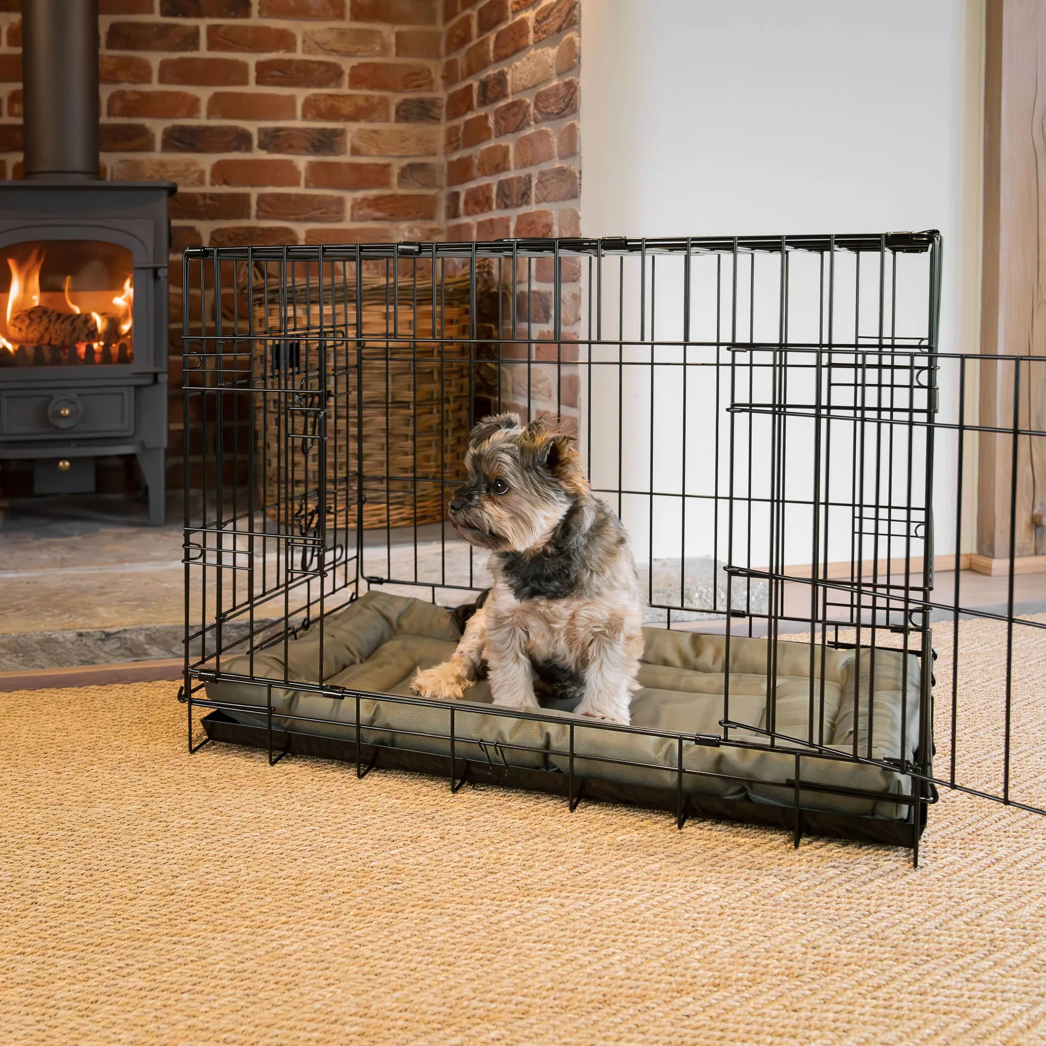 Dog Crate Mat in Forest by Lords & Labradors