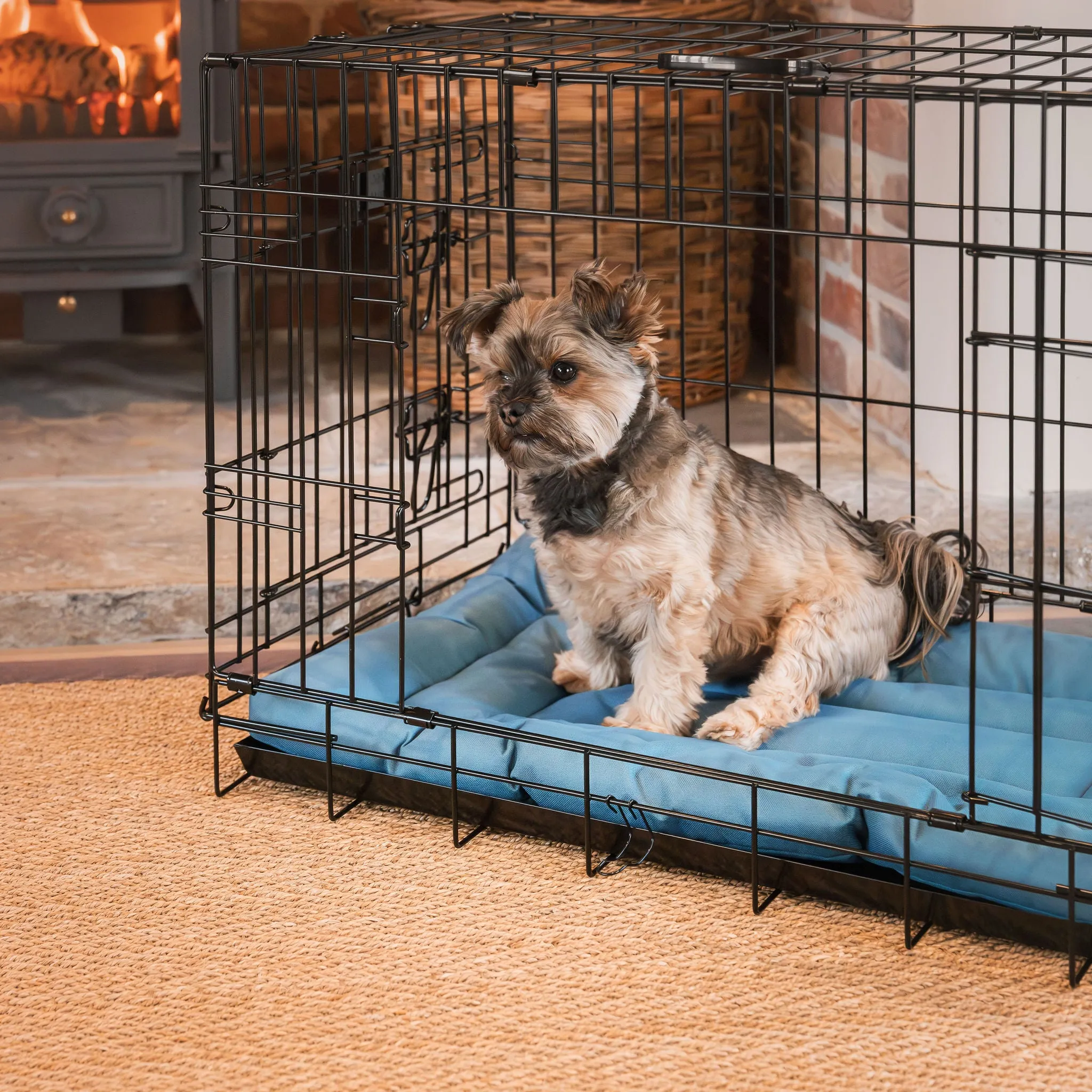 Dog Crate Mat in Ocean by Lords & Labradors