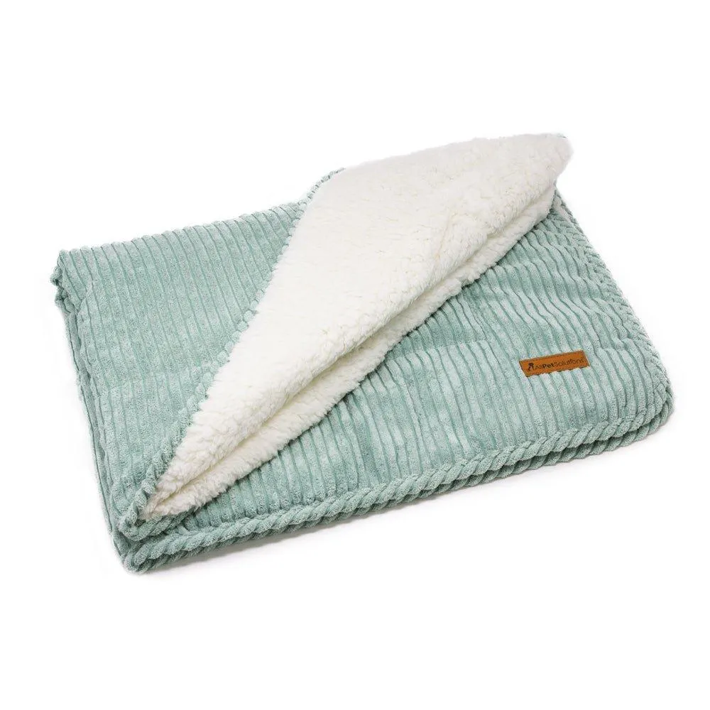 Dog Puppy Gift Set with Blanket - Aqua Blue