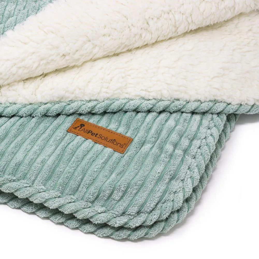 Dog Puppy Gift Set with Blanket - Aqua Blue