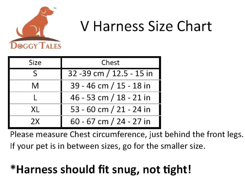 Doggy Tales Realtree Step In V Harness, Paradise Pink