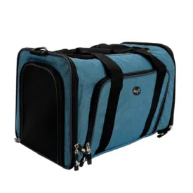 Dogit Explorer Soft Carrier Expandable Carry Bag - Blue