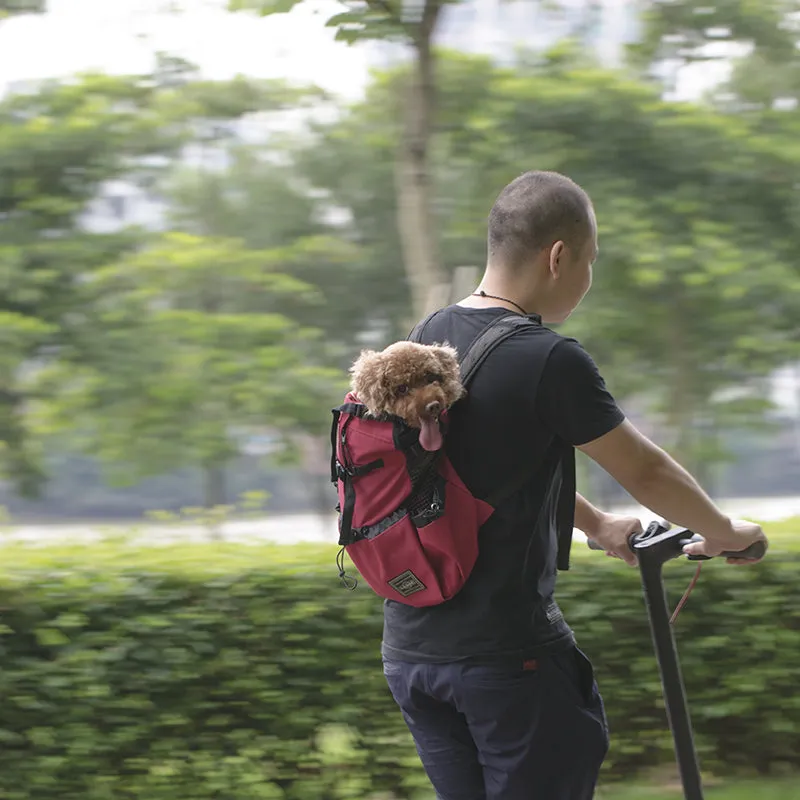 Double Shoulder Pet Carrier Backpack Adjustable Pet Front Cat Dog Carrier Travel