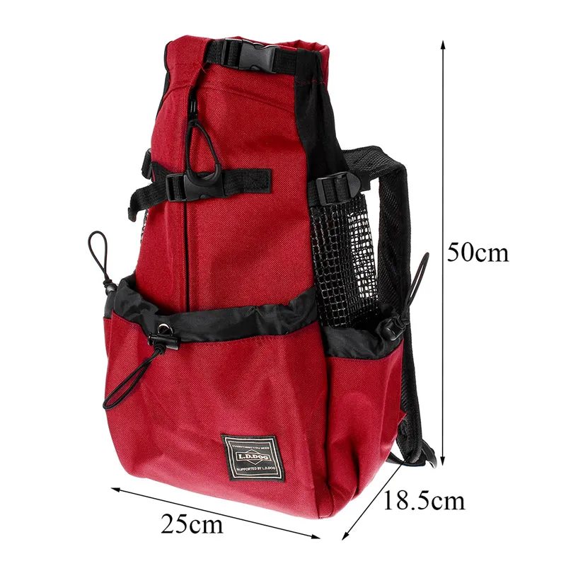 Double Shoulder Pet Carrier Backpack Adjustable Pet Front Cat Dog Carrier Travel