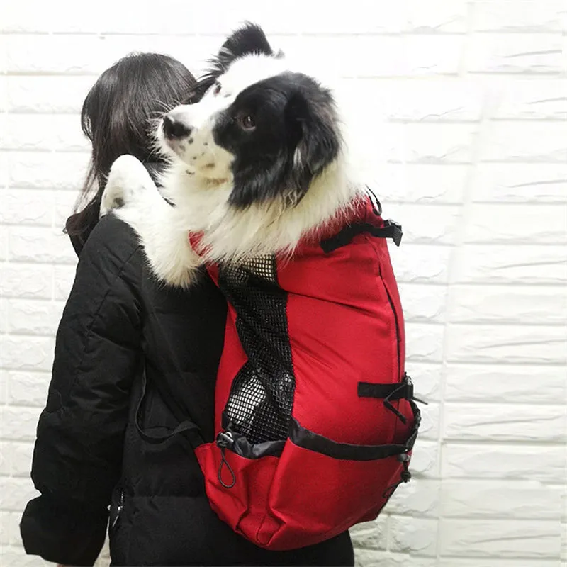 Double Shoulder Pet Carrier Backpack Adjustable Pet Front Cat Dog Carrier Travel