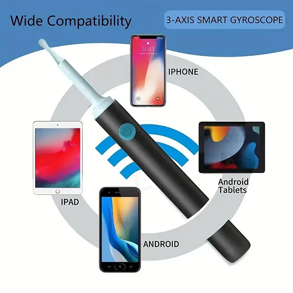 Ear Cleaner with HD Camera Black-993U