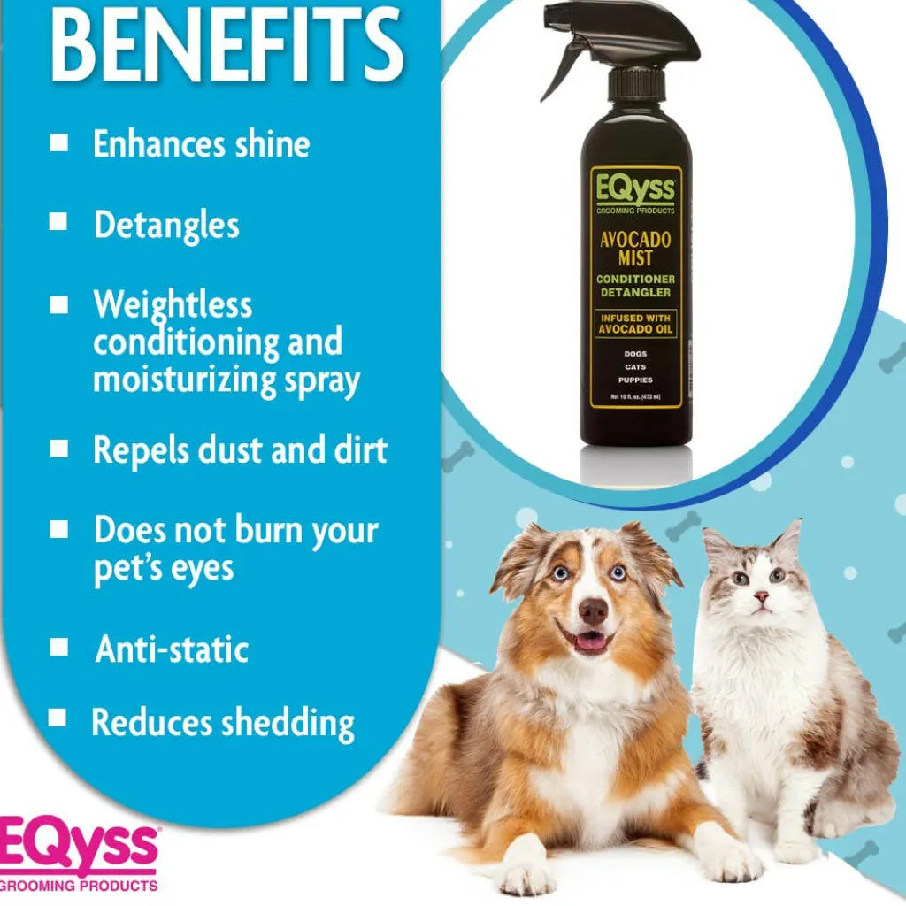 EQyss Avocado Mist Conditioning Spray for Horses Dogs & Cats