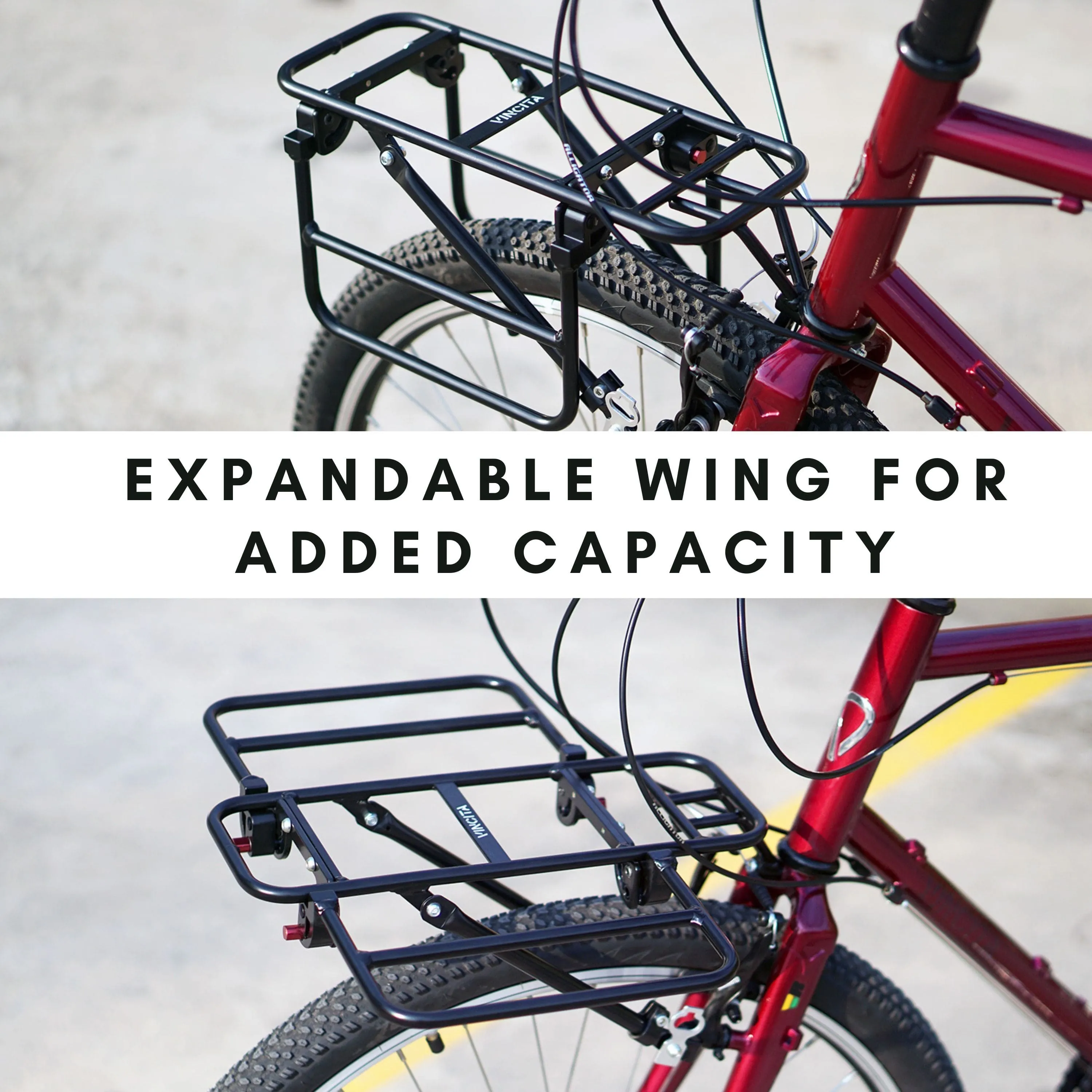 Expandable front carrier