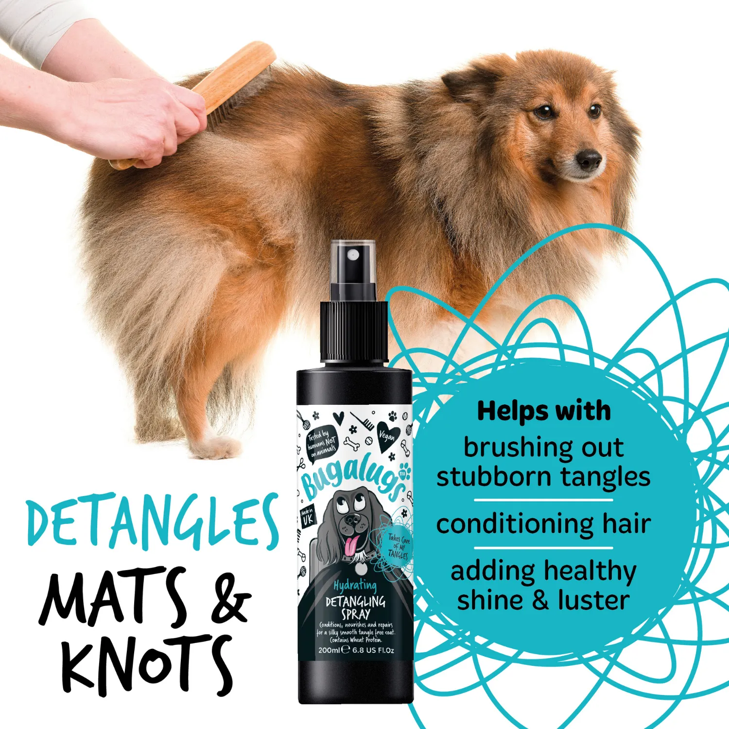 Fragrance Free Hydrating Detangling Spray for Dogs