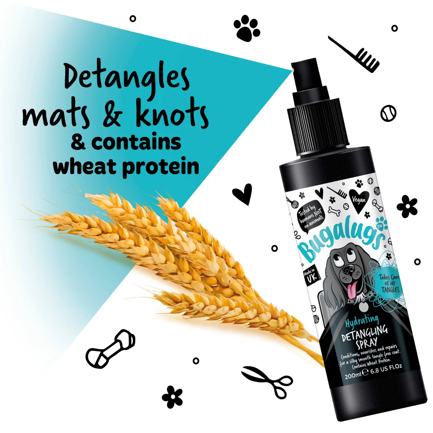 Fragrance Free Hydrating Detangling Spray for Dogs