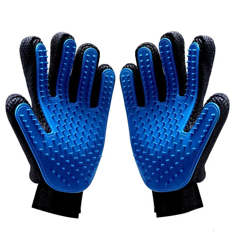 Funki Buys | Pet Grooming Gloves | De-shedding Gloves 2 Pcs