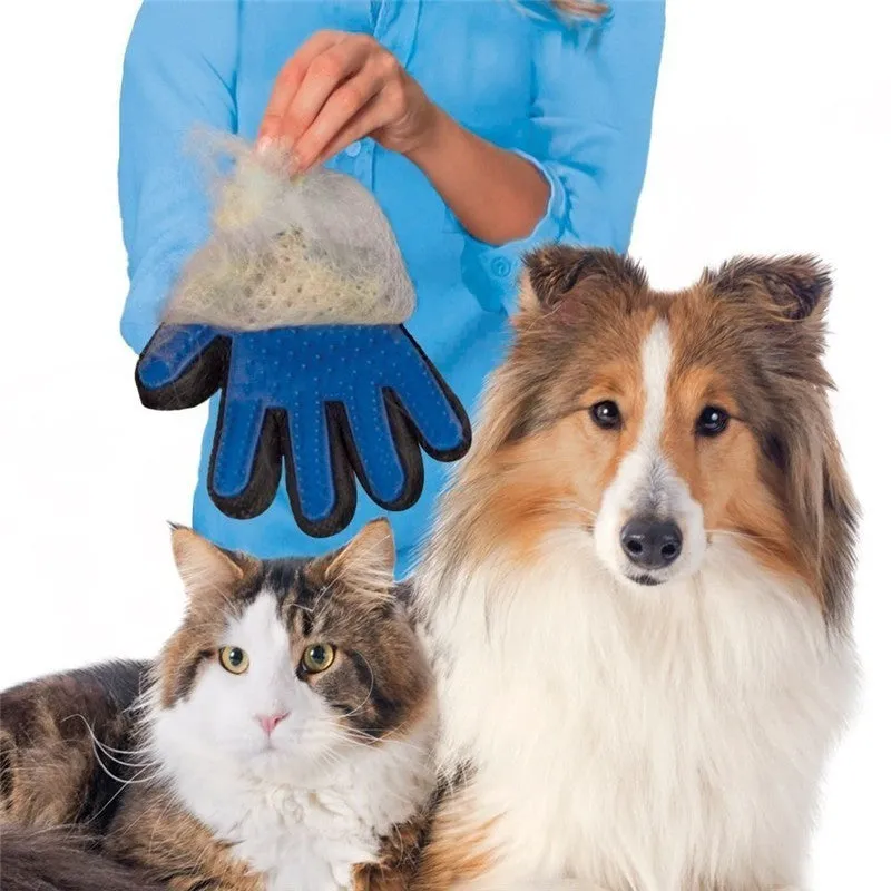 Funki Buys | Pet Grooming Gloves | De-shedding Gloves 2 Pcs