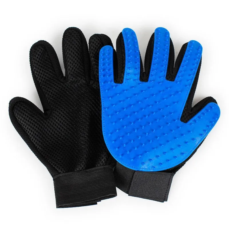 Funki Buys | Pet Grooming Gloves | De-shedding Gloves 2 Pcs