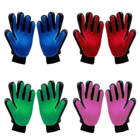 Funki Buys | Pet Grooming Gloves | De-shedding Gloves 2 Pcs
