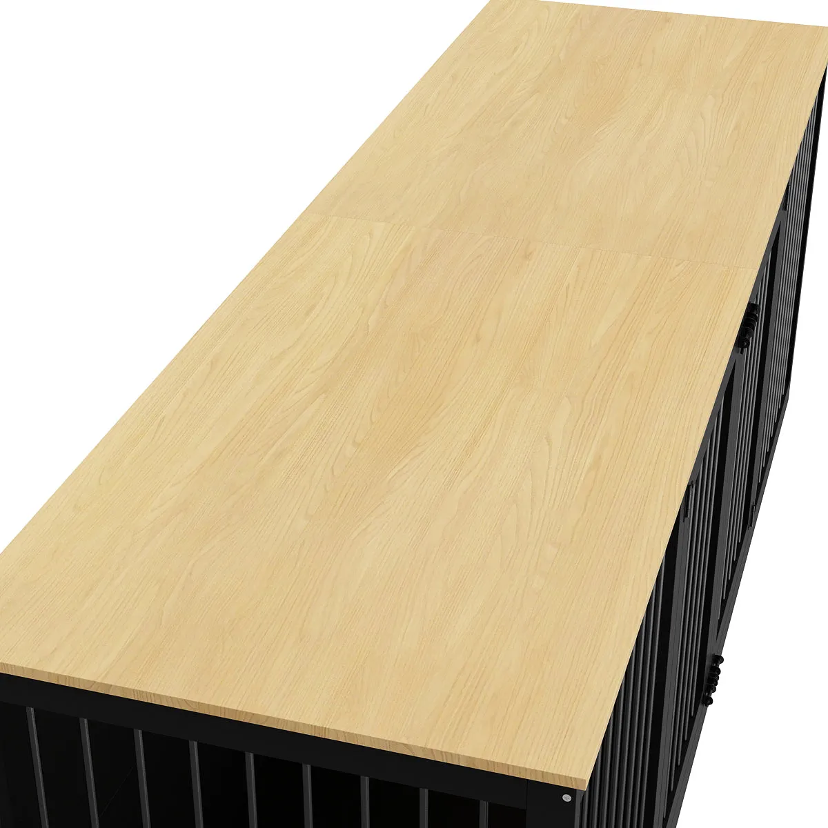 Heavy Duty Dog Crate with Steel Divider, 300 lbs Capacity