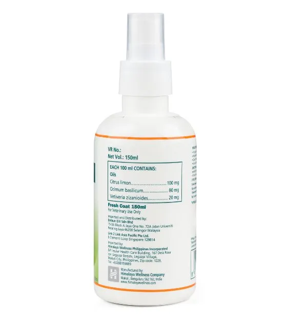 Himalaya FreshCoat Spray For Dogs & Cats (Cleanser Deodorant)