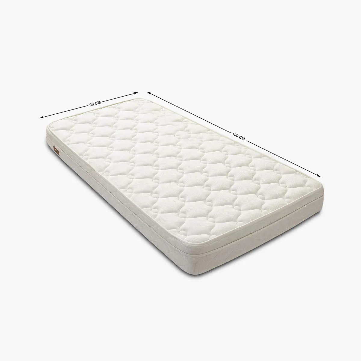 Home Centre Restofit Ultima 4" 2" Orthopedic Bonded Foam Mattress with HR Foam and Memory Foam 90 x 190 cm