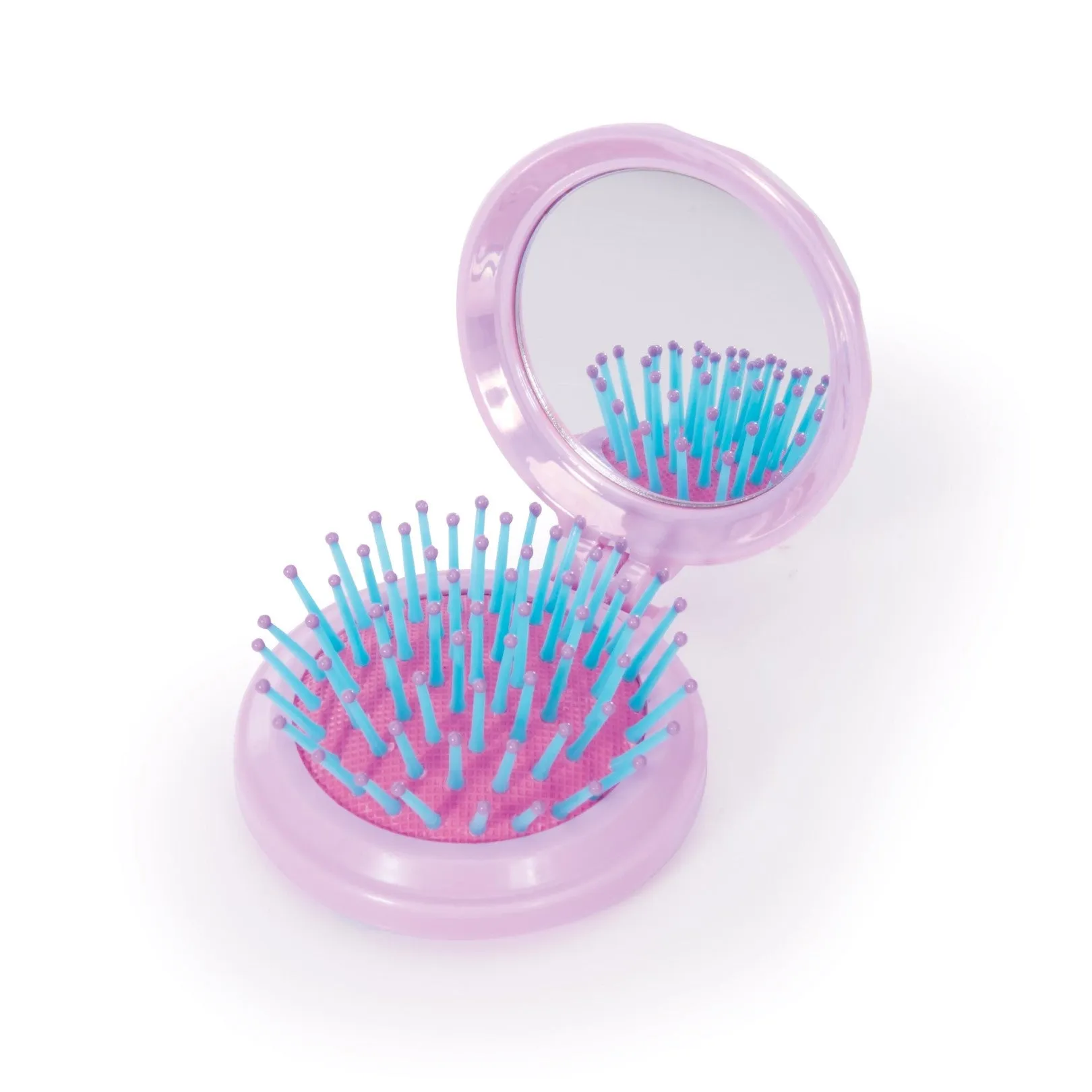 Jewel Compact Hairbrush/Mirror (Assorted)