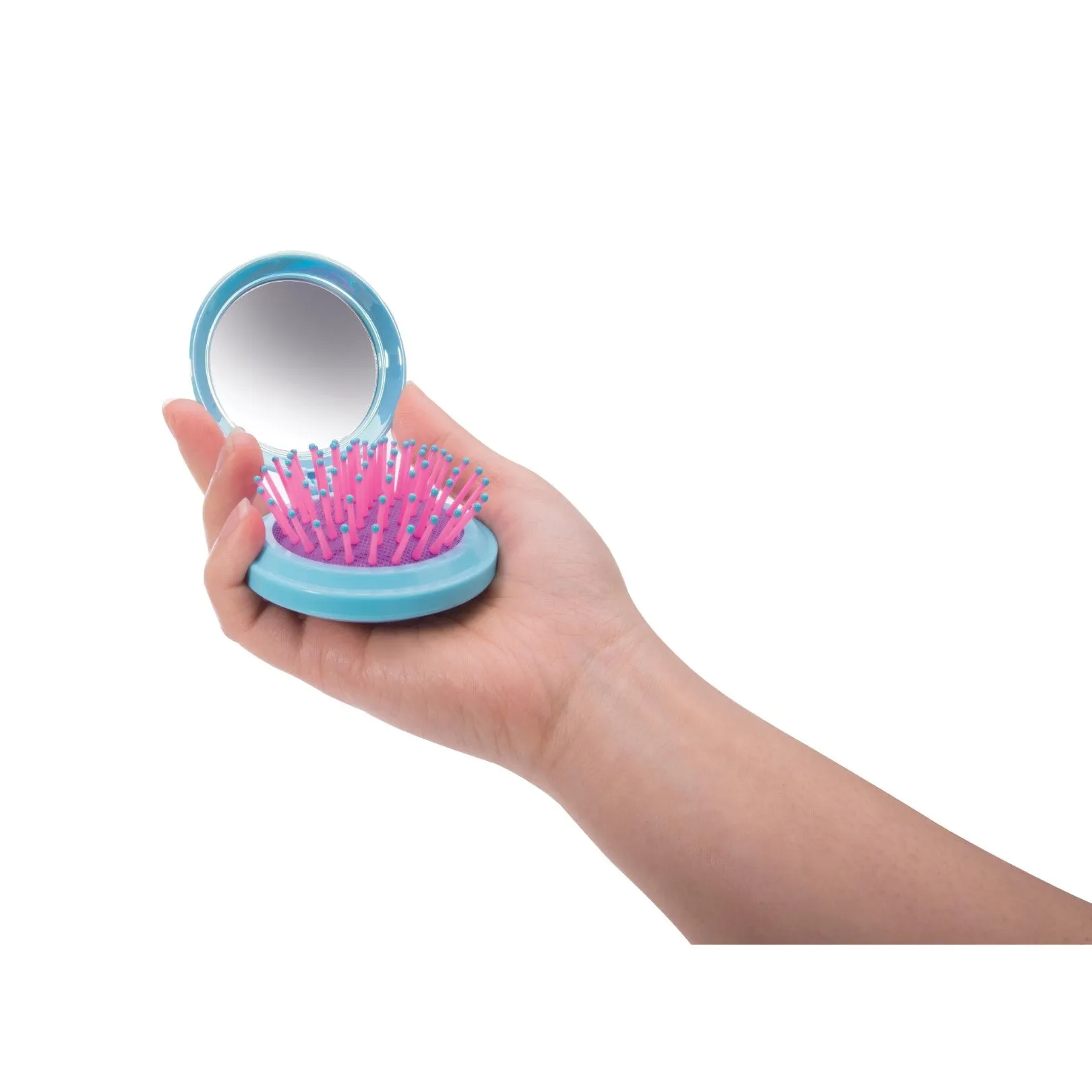 Jewel Compact Hairbrush/Mirror (Assorted)