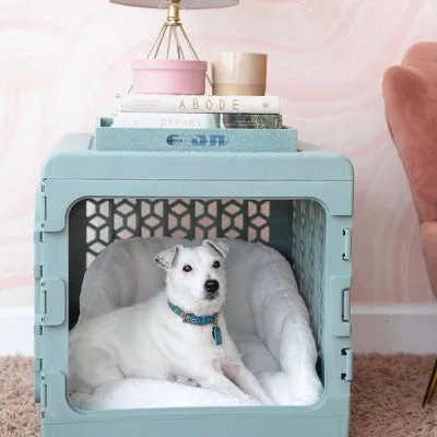 KindTail PAWD Cat and Dog Crate - M - Light Green