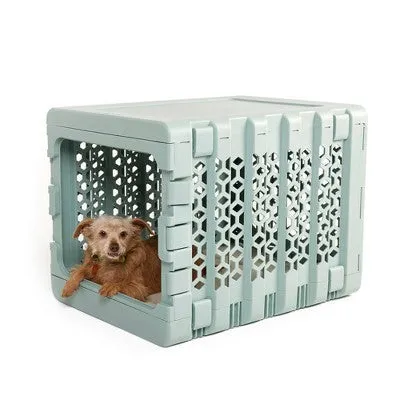 KindTail PAWD Cat and Dog Crate - M - Light Green