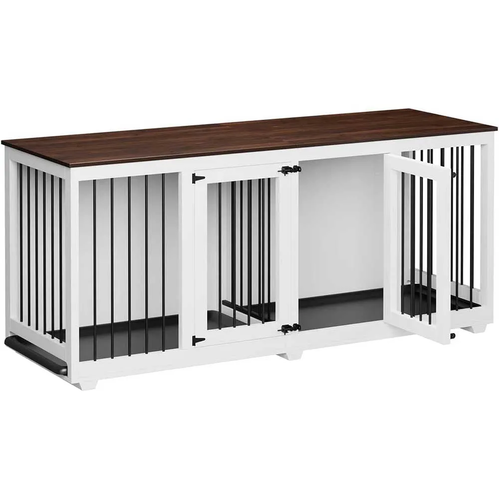 Large Dog Crate Furniture with Tray-150145