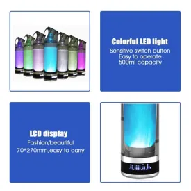 LED Portable Alkaline Water Bottle