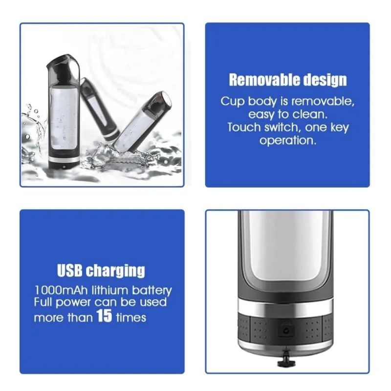 LED Portable Alkaline Water Bottle