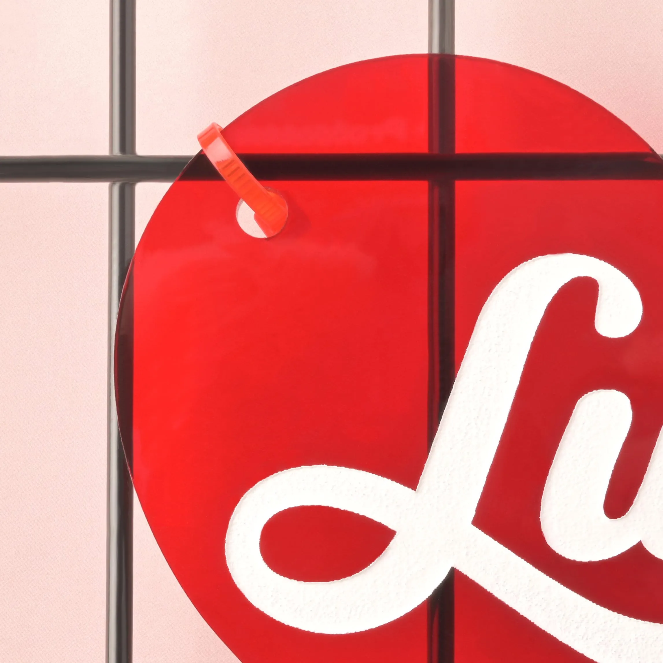 Lucy Heart Personalized Pet Crate Sign