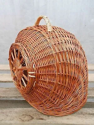 Luxury Pet Transport Box Puppy Wicker Carrier Travel Box Handmade Dog Cat