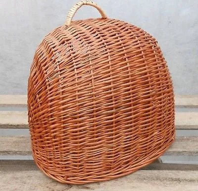 Luxury Pet Transport Box Puppy Wicker Carrier Travel Box Handmade Dog Cat