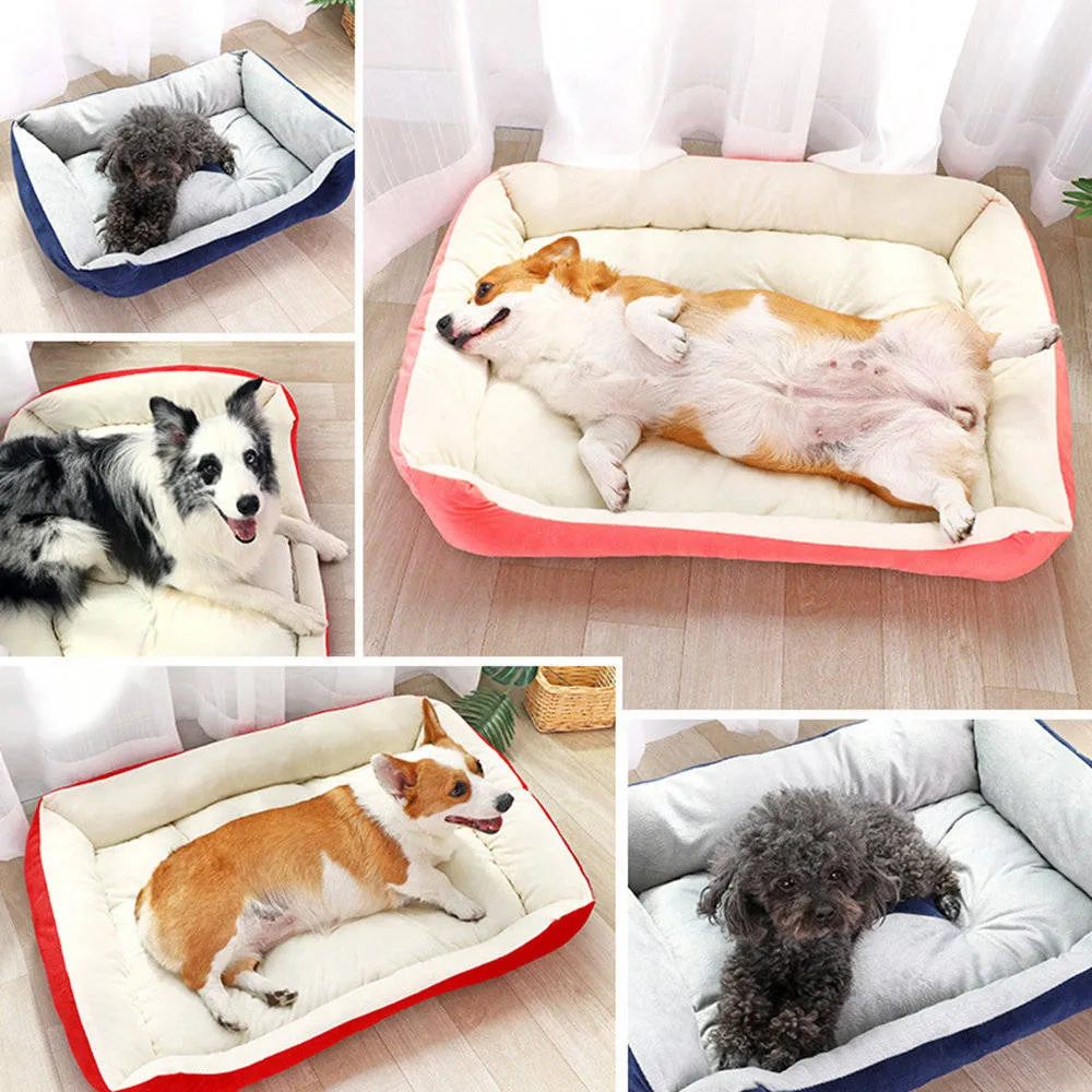 PAWS ASIA Amazon Cheap Best Sale Washable Travel Luxury Eco Friendly Plush Big Calming Beds For Dogs