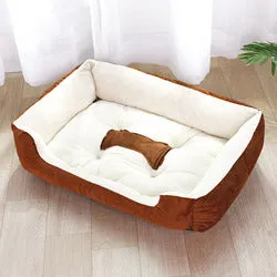 PAWS ASIA Amazon Cheap Best Sale Washable Travel Luxury Eco Friendly Plush Big Calming Beds For Dogs