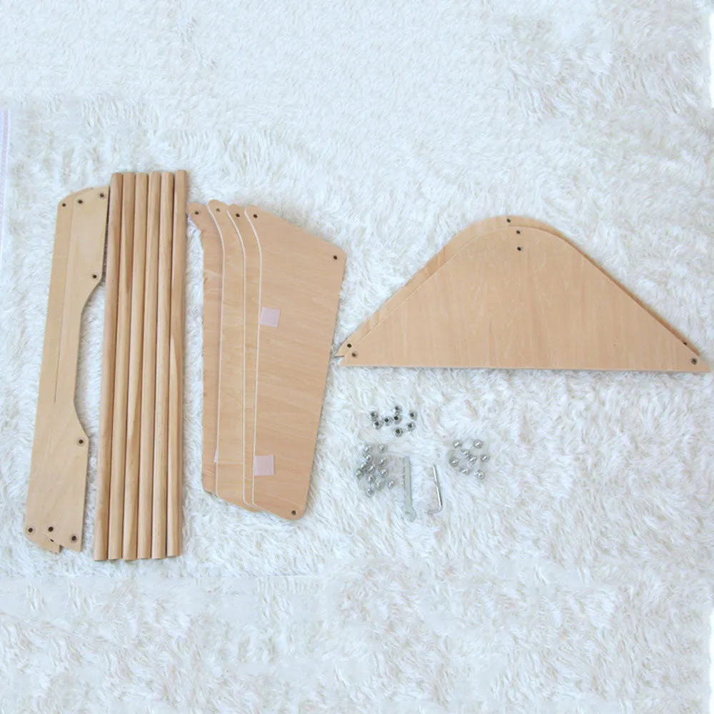 PAWS ASIA Manufacturers Dropshipping Starry Semi Enclosed Lightweight Camping Pet Bed Wood