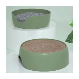 PAWS ASIA Wholesale Custom New 2 In 1 Warm Round Easy Clean Cat Scratcher Bed