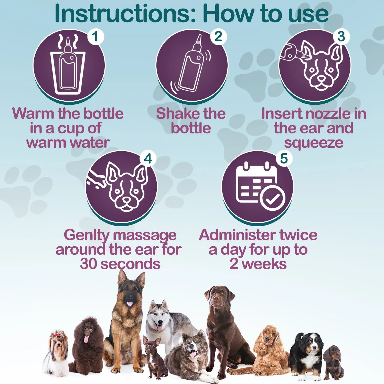 Peake Pet Care's Soothing Ear Cleaner (500ml) - Trade