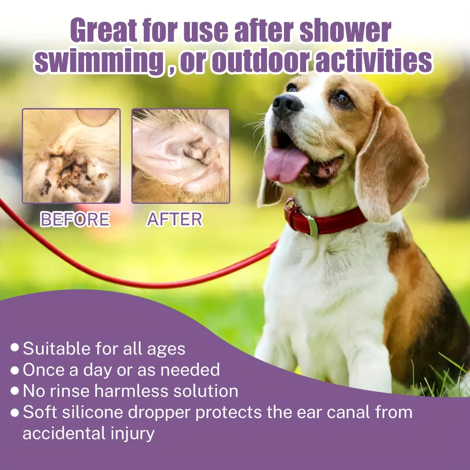 Pet Ear Wash Drops Effective Treatment for Ear Infections