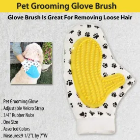 Pet Grooming Glove Brush for Dogs - Effortless Grooming & Shedding Control